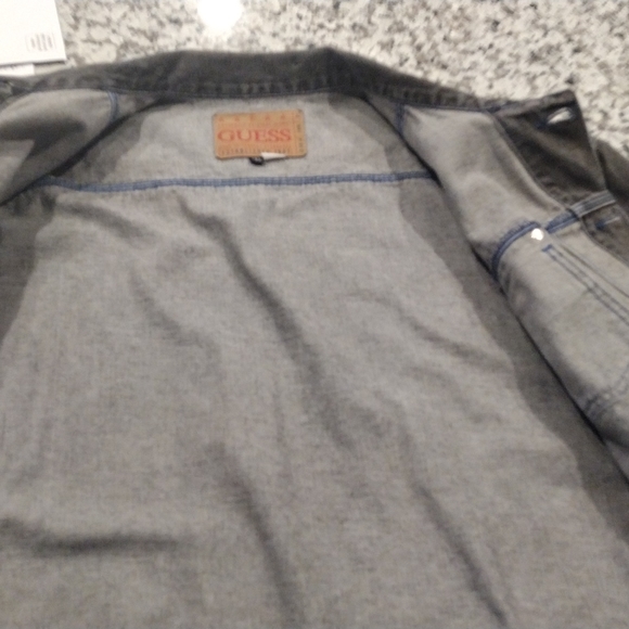 Black denim 3xl (2xl) Guess jacket from the  late 80s - Picture 5 of 13